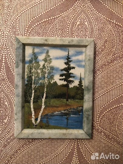 Картина из натурального камня