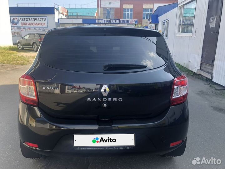Renault Sandero 1.6 МТ, 2014, 78 000 км
