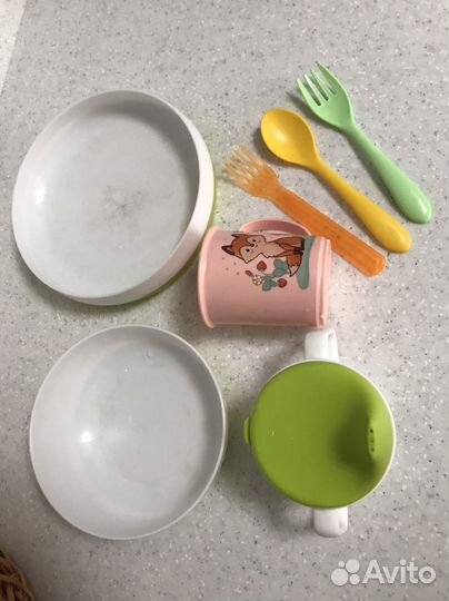 IKEA детская посуда пакетом