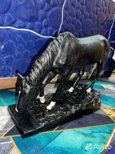 Конь чугунный антиквариат