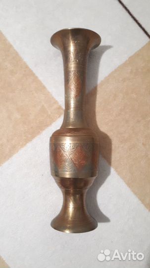 Ваза латунная индийская 35см