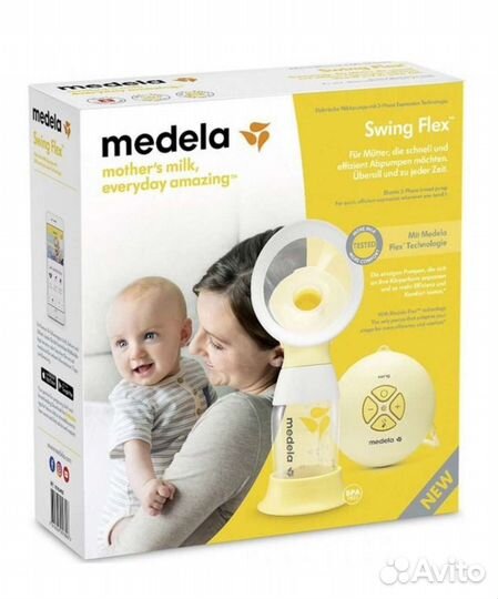 Молокоотсос электрический medela swing flex