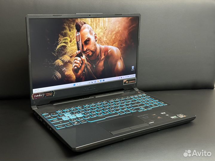 Игровой Asus TuF F15 RTX3050 / Ryzen 7 / 12 озу