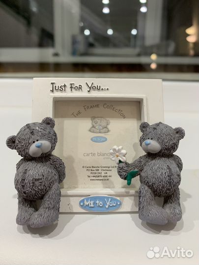 Мишка Тедди коллекционный фоторамка