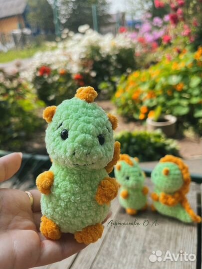 Вязаный дракончик