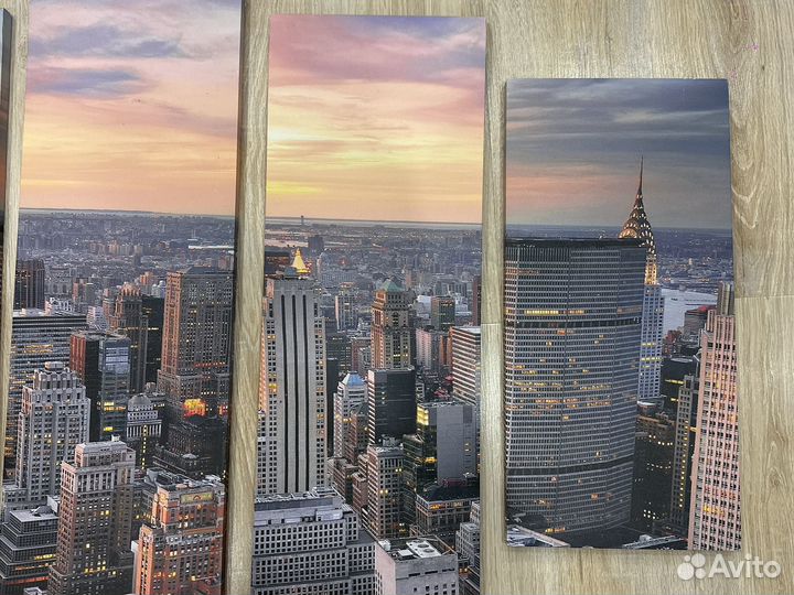 Картина модульная Город