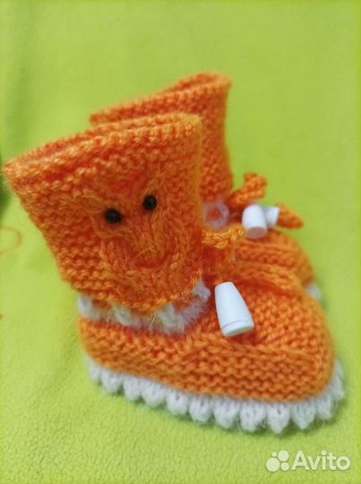 Пинетки вязаные