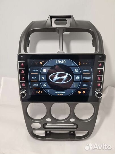Андроид магнитола hyundai accent красные кнопки