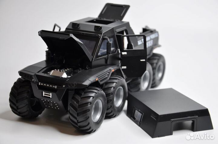 Модель автомобиля вездеход-амфибия Шаман металл