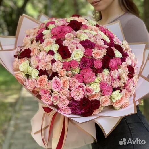 51 роза 101 роза 35 45 21 Букет Доставка