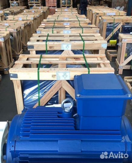 Электродвигатель аир 250М6 55кВт 1000об новый