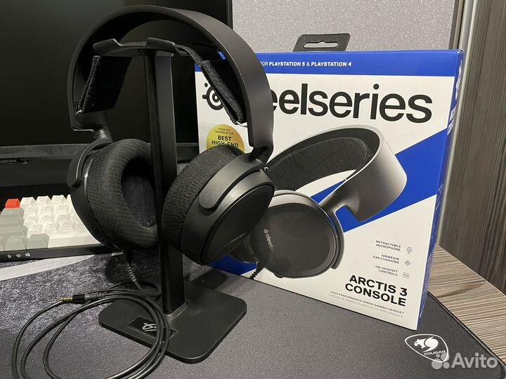 Игровая гарнитура Steelseries Arctis 3 Console