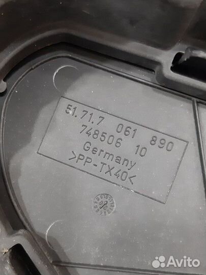 Воздуховод радиатора правый Bmw 530I E60 N52B30