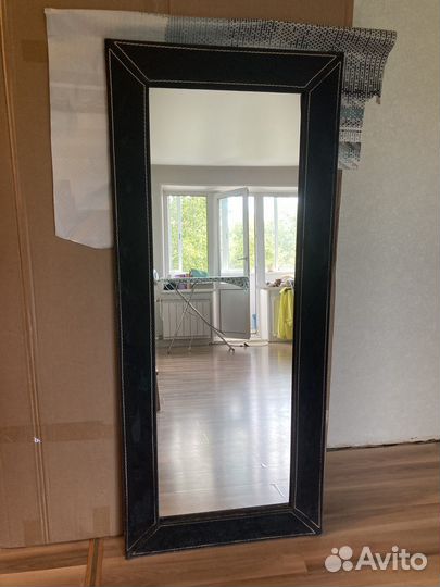 Зеркало IKEA черная замша