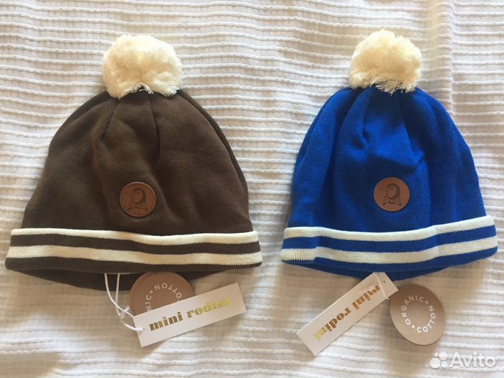 Mini Rodini новая синяя шапка