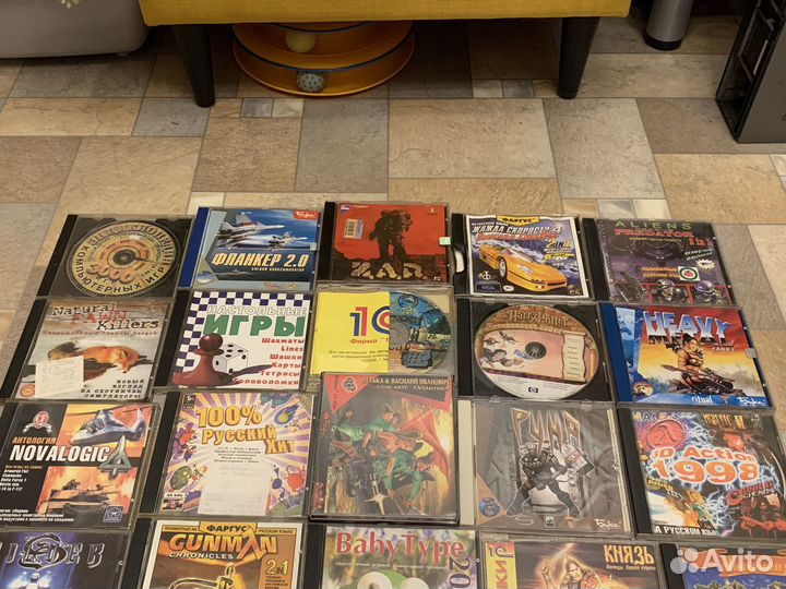 Компьютерные игры на дисках (старые)