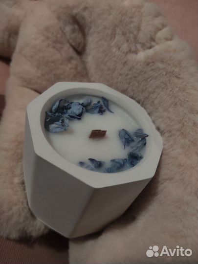 Ароматическая свеча ручной работы