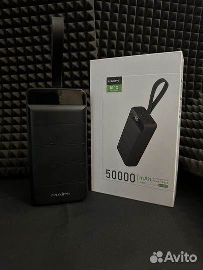 Powerbank m19 50000 mAh 3 USB Black