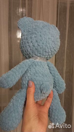 Вязаный плюшевый мишка под заказ