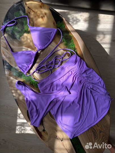 Купальник сиреневый новый