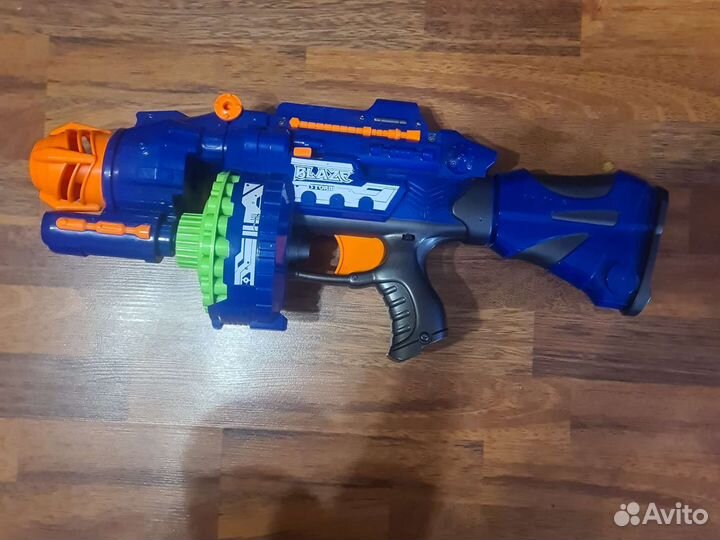 Скорострельная пушка нёрф