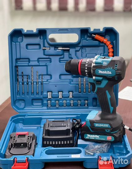 NEW Аккум. Шуруповерт Makita 58v ударный бесщеточн