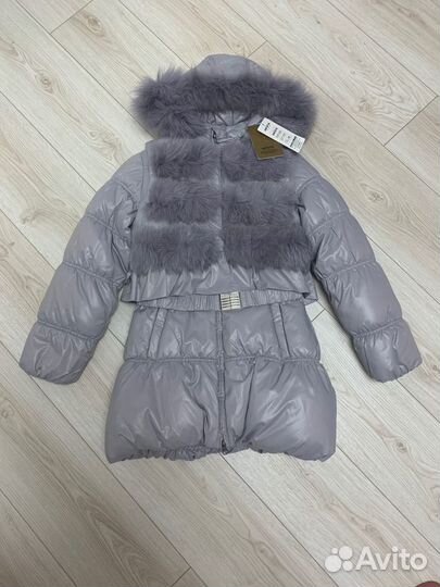 Пальто для девочки р.140 куртка зимняя