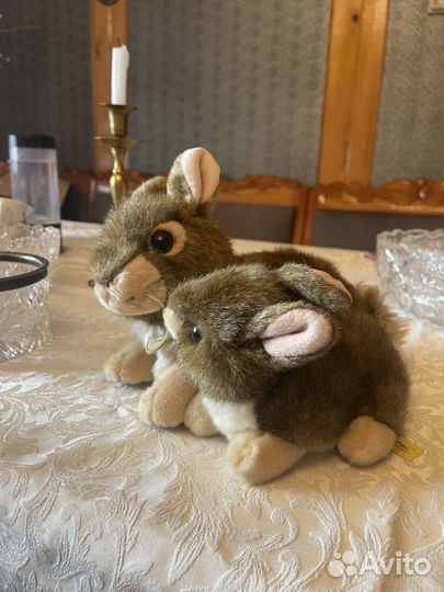 Кролики, мягкая игрушка