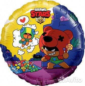 Круг 46 см. Бравл Старс Леон и Нита