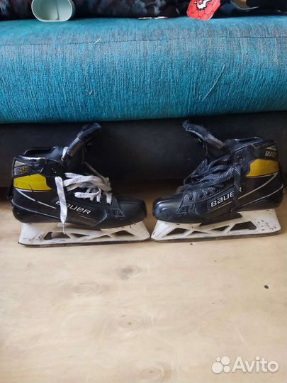 Вратарские коньки bauer ultrasonic 8,5D