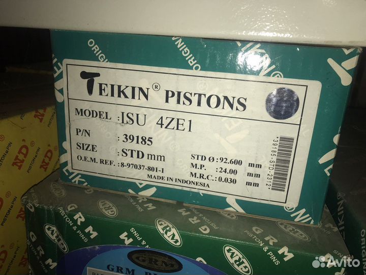 Поршень 8-97037-801-1D92.6 4ZE1std Teikin 39185STD