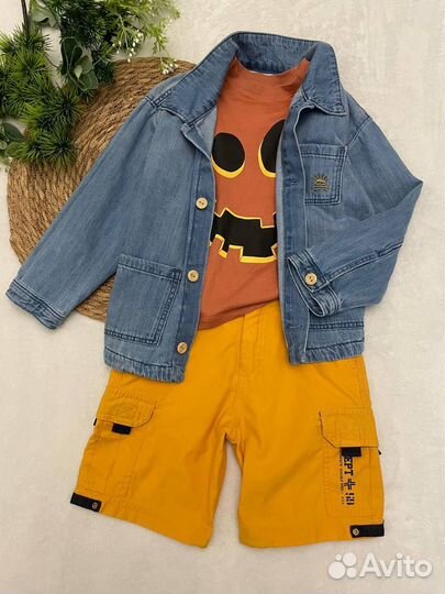 Рост 98-104. Пакет одежды для мальчика 10вещей