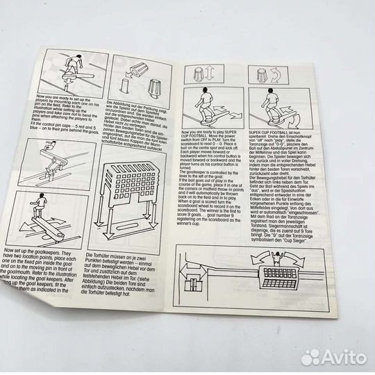 Настольный футбол винтаж tomy super CUP football