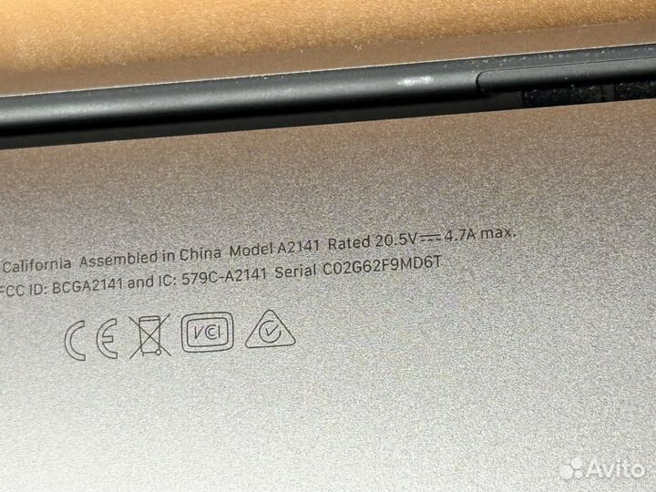 MacBook Pro 16 32GB i9 1TB 8GB Видеокарта