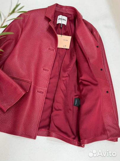 Коданый пиджак miu miu premium