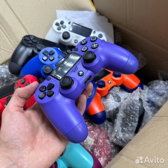 Геймпад фиолетовый джостик Playstation 4