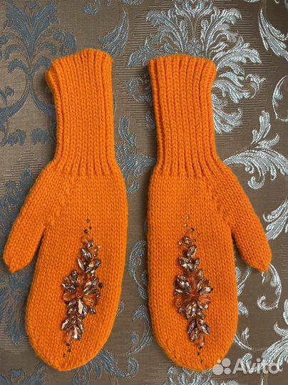 Комплект: шапка, снуд, варежки