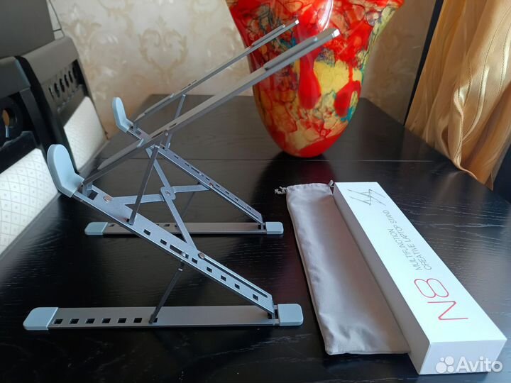 Подставка для ноутбука складной двухуровневый