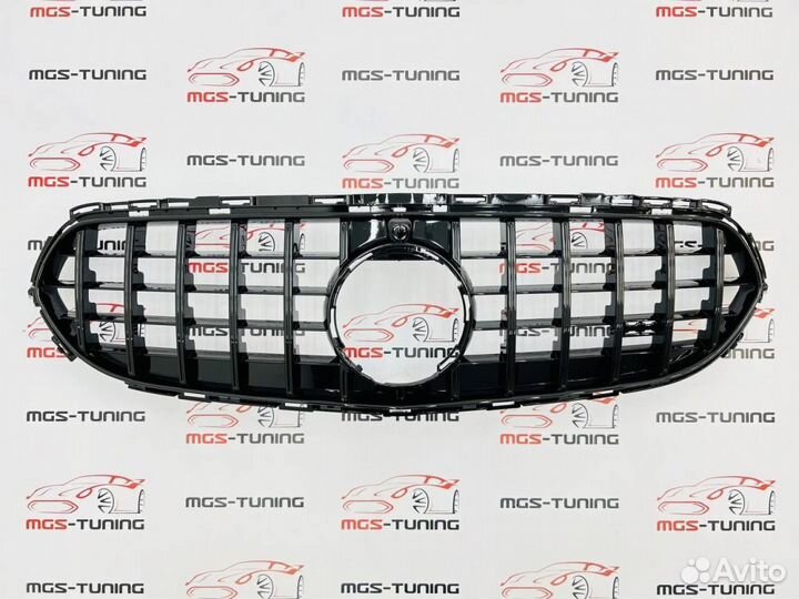 Решетка радиатора 213 рест. GT Black для не AMG