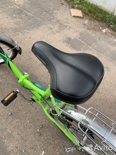 Велосипед складной с корзиной