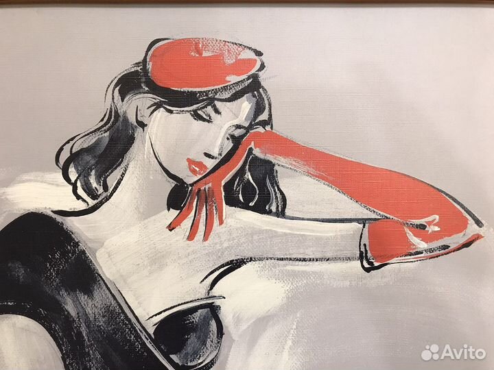 Картина интерьерная Девушка Леди