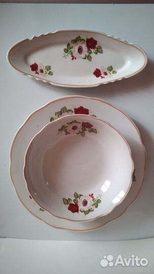 Столовый сервиз фарфор Дулево