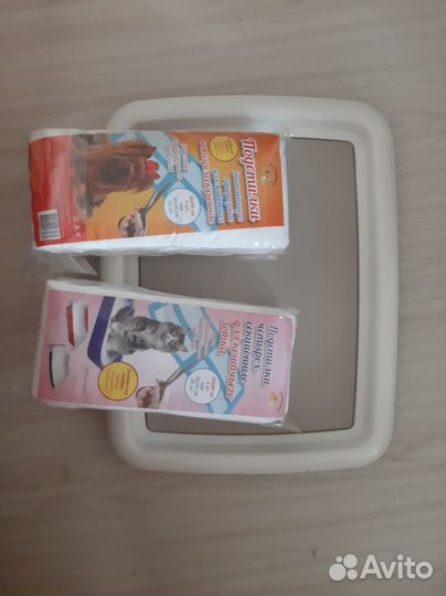 Лоток и подстилки для животных