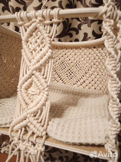 Детский качели макраме