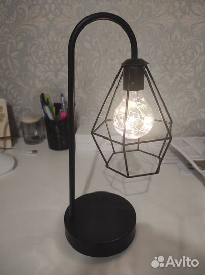 Светильник настольный декоративный, на батарейках