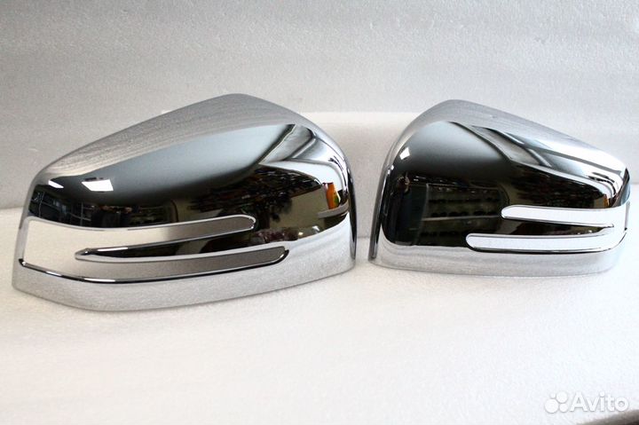 Накладки Merсedes G-class W463, на зеркала, хром