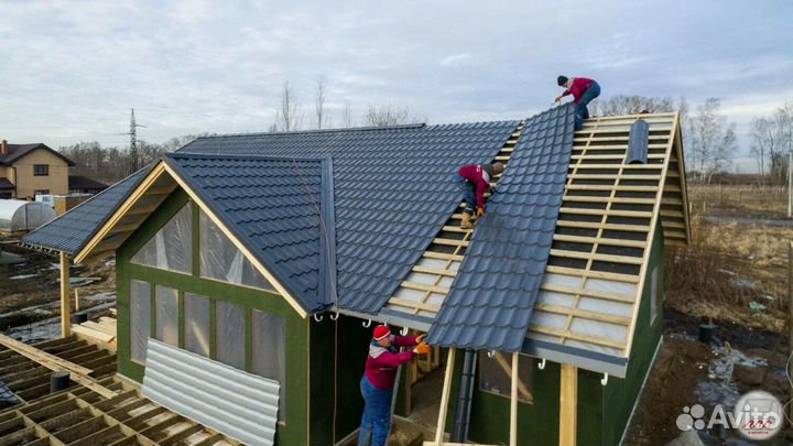 Кровельные работы Кровельщики