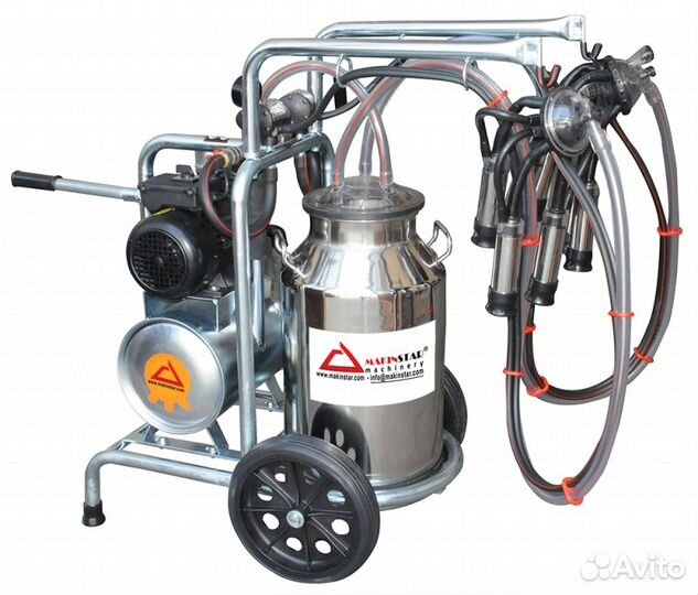 Турецкий доильный аппарат тандем 40л Makinstar