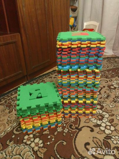 Напольный пазл (мягкий пол)