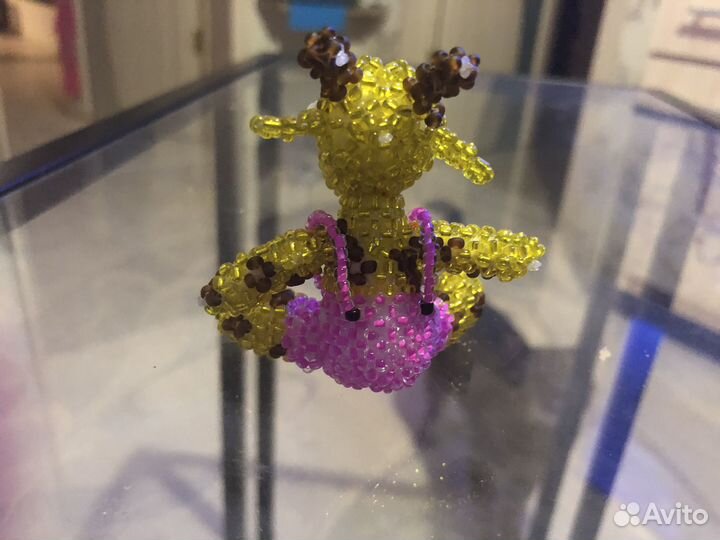 Жираф из бисера